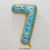 Balões de Número em Formato de Rosca Estilo Americano, Balões de Sorvete, Balões de Doces para Aniversário de Bebê, Decoração de Atmosfera