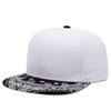 Novo Chapéu Flor de Castanha 2023 Aba Estampada Chapéu Hip-hop Tendência de Rua Masculino Versátil Protetor Solar Boné de Beisebol Aba Reta de Casal