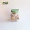 460ml Venta al por mayor Botella con Forma Especial Frasco de Plástico Snack de Frijol Disuelto Bola de Espino Frasco Sellado Frasco para Alimentos Botella de Plástico Transparente para Mascotas