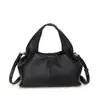 Bolso plisado con forma de nube nuevo transfronterizo, bolso retro tipo dumpling, bolso tote ligero, bolso de hombro/bolso cruzado de cuero suave casual y versátil