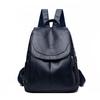 Cross-border venda quente mochila de couro macio para mulheres 2023 novo estilo coreano simples all-match mochila feminina de grande capacidade bolsa escolar