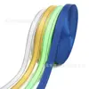 Suministros para Mascotas al por Mayor Cinta de Seda Reflectante de un Solo Lado Color Portátil Seguridad Imitación Nylon Correa de Tracción para Mascotas Cinta