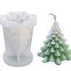 Acessórios de Combinação Estilo Natalino Molde de Silicone Pinheiro Alce Velho Presente Casa de Natal Vela Molde de Silicone