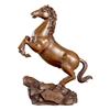 Artesanato de Estatueta de Cavalo de Cobre Roxo, Estátua de Cavalo de Cobre do Zodíaco, Decoração para Casa e Escritório, Exibição para Inauguração de Loja