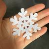 Natal Não Tecido Floco de Neve Branco Floco de Neve Falso Decoração Árvore de Natal DIY Feito à Mão Acessórios de Natal Feltro Flocos de Neve