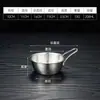 Tazón para Vino de Arroz Coreano de Acero Inoxidable 304, Tazón Dorado para Bocadillos con Asa, Tazón Especial para Arroz para Restaurante, Tazón para Sazonar y Preparar
