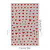Pegatinas Transfronterizas para Uñas Nuevas Corazón Romántico del Día de San Valentín Rosa Rojo Tamaño Corazón Corazón Melocotón Pegatinas Adhesivas para Uñas