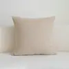 Funda de Almohada Lateral Ancha Beige con Arco Almohada Silenciosa para la Cintura con Diseño de Viento Funda de Almohada Cojín de Sofá Funda de Almohada para Habitación Modelo de Hotel