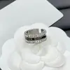 Nuevo Anillo Abierto Clásico Vintage Dior/Dior 2025 con Letras Cd, Anillo Desgastado con Etiqueta Original