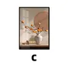 Pintura decorativa de escada duplex estilo creme parede de fundo de sofá da sala pinturas penduradas de três peças corredor corredor mural de plantas verdes