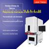 Máquina de marcação a laser UV fechada KN95 máscara logo antifalsificação cristal vidro LCD marcação de alta precisão