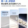 Samsung Iluminación Ultra-delgada Luz Principal para Sala de Estar, Color Nogal Estilo Mid-century, Juego de Luminarias de Techo de Espectro Completo Protección Ocular