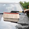 Lavagem de carro fio de algodão cera reboque espanador de poeira de carro espanador telescópico lavagem de carro escova de cera ferramentas de limpeza suprimentos automotivos