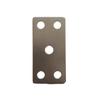 Conector de Fijación de Pieza Pequeña para Mesa y Silla Conexión de Escritorio Pieza de Hierro Soldadura Fija Pieza Plegable Fila de Sillas Tapa Cuadrada Pieza de Fijación