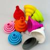 Ferramentas de cozinha Amazon funil dobrável de silicone para separação de líquidos de grau alimentício tamanho grande e médio tamanho pequeno conjunto de funis vazamento de vinho vazamento de óleo