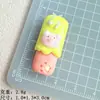 Accesorios de resina de barra de chocolate de dibujos animados, pegamento de crema, llavero DIY, cuerda para pasador de pelo, material de flor para zapatos