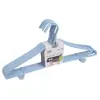Percha de Plástico Recubierto para Secar Ropa 45 cm Perchas Macaron con Ganchos, Perchas de Plástico Recubierto sin Marca para Hogar y Dormitorio