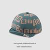 Chapéus Frescos de Outono e Inverno para Bebês de 0 a 3 Anos, Bonés de Baseball com Aba Macia e Letras, Bonés de Baseball Versáteis com Aba Rebatível