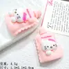 Accesorios de Resina de Dibujos Animados Gato con Lazo Botella de Gelatina Pegamento de Crema para Manualidades Funda Casera para Teléfono Móvil Colgante de Pasador Almacenamiento