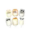 Bolsas de apretar de tamaño de viaje con animales lindos para productos de cuidado de la piel, loción, gel de ducha y champú