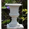 Coluna Romana de Jardim Estilo Europeu Troféu Grande Alto Vaso de Flores Ornamentação de Entrada de Villa Pátio Externo Decoração de Chão