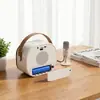 Mini alto-falante Bluetooth portátil europeu transfronteiriço com bateria removível e microfone, alto-falante de karaokê portátil, modelo novo K1512