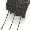 Colar de Corrente Torcida Corrente Básica Cor-Preservante Corrente de Ferro Pulseira Joias Acessórios DIY Feitos à Mão Corrente