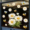 Pegatinas de Ventana Temáticas de Margarita y Abeja Transfronterizas Xino Jdt-A532 Se Pueden Usar en Panaderías, Floristerías, Cocinas y Balcones