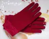 Luvas Clássicas Femininas de Renda Escovada Protetoras do Sol e Veludo Quente Bordadas em Renda Luvas de Dança Elásticas