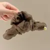 Presilha de Garra de Pelúcia Outono e Inverno Fofa Desenho Animado Presilha de Cabelo para Mulheres Grande Parte de Trás da Cabeça Presilha de Tubarão para Cabelo Grampo de Cabelo Grampo de Cabelo