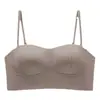Sutiã Tomara-que-caia para Mulheres, Top Tubo, Sustenta os Seios, Faz Seios Grandes Parecerem Menores, Evita Exposição, Sem Costura, Sem Aro, Sutiã Fino de Verão
