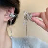 Lujo Ligero, Gama Alta, Nicho, Brazaletes de Oreja de Hada Etéreos, Pinzas de Oreja con Borla de Mariposa Personalizadas, Accesorios para Orejas Sin Perforar