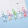 Llavero de Oso de Resina Estilo Ins Lindo Llavero de Oso Corazón Colgante para Bolso Joyería de Cuentas DIY Colgante Venta al por Mayor