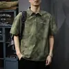 2026 Nova Marca da Moda Camisa Polo de Manga Curta de Secagem Rápida para Homens, Verão Soltinha, Tamanho Grande, Estilo Americano Elegante, Camiseta Fina de Peso Pesado