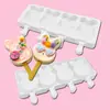 Comércio Exterior 4 Lian Meng coelho bolo de sorvete molde diy criativo feito à mão Picolé sorvete silicone sorvete molde