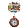 Práctico Reloj de Bolsillo con Insignia de Doctor y Clip Retráctil para Enfermeras, Reloj de Bolsillo Clásico
