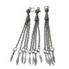 Accesorios para joyería DIY 85 mm plata antigua aleación de plata de Xizang borla de industria pesada paso sacudida estilo étnico famoso decoración de modelado de cine y televisión
