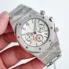 Relógio Masculino Internacional AP Royal Oak Cronógrafo Multifuncional 26331 Safira Aço