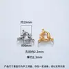 Fecho de Pingente Fecho de Prata Esterlina 925 Conector de Colar Fecho de Fecho para Pulseira DIY Fecho de Mola Grande Acessórios de Prata Esterlina Fivela de Anel Redondo