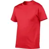 Camiseta de algodón de manga corta para hombre y mujer, verano, cuello redondo, corte ajustado, camiseta deportiva de talla grande, top, color liso, camiseta publicitaria