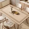 Nuevo Mantel de Mesa para Comedor Estilo Wabi-Sabi 2025, Mantel de Mesa de Lujo Ligero y de Gama Alta, Impermeable y a Prueba de Aceite, Mantel Protector de Escritorio para Mesa de Café Sin Lavado