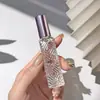 Pequeñas botellas de muestra de fragancia floral, de alta gama y portátiles, 10ML, con dispensador tipo spray, ideales para viajar, botellas pequeñas de vidrio con atomizador