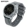 Reloj Sanda con Logo Impreso Multifunción Conteo de Pasos y Calorías Reloj Deportivo Reloj Digital Personalizado Fábrica de Origen