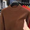 580g Cuello Alto para Hombre Otoño e Invierno Engrosado Talla Grande Prendas de Punto para Hombre Capa Base Cálida Ropa para Hombre