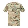 Camuflagem de manga curta masculina verão secagem rápida camiseta ao ar livre treinamento físico roupas táticas camiseta cross-border meia manga atacado
