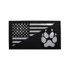 En stock, superventas, con corte, reflectante IR, multicolor, sello de bandera americana, insignia de nailon, parche accesorio para bolsa