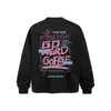 Camiseta suelta de manga larga con estampado de letras divertida y creativa para hombre, adecuada para primavera y otoño, estilo callejero europeo y americano, camiseta casual de cuello redondo INS