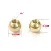 Boquilla para Máquina Herramienta CNC, Boquilla de Pulverización de Agua con Cabeza de Bola de Latón, Boquilla de Pulverización de Agua para Torreta, Cabezal de Pulverización de Refrigeración Interna para Portaherramientas, Bola de Cobre para Portaherramientas