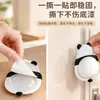 Adesivo Anticolisão Fofo para Maçaneta de Porta de Pet Almofada Anticolisão Adesivo de Porta Anticolisão de Silicone Adesivo Decorativo de Parede Almofada de Pinguim Panda