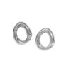 Lele Jewelry Europeu e Americano Ins Novo Conjunto de Colar e Brincos Geométricos Ocos Ovais em Ouro 18K para Mulheres Fashion e Único